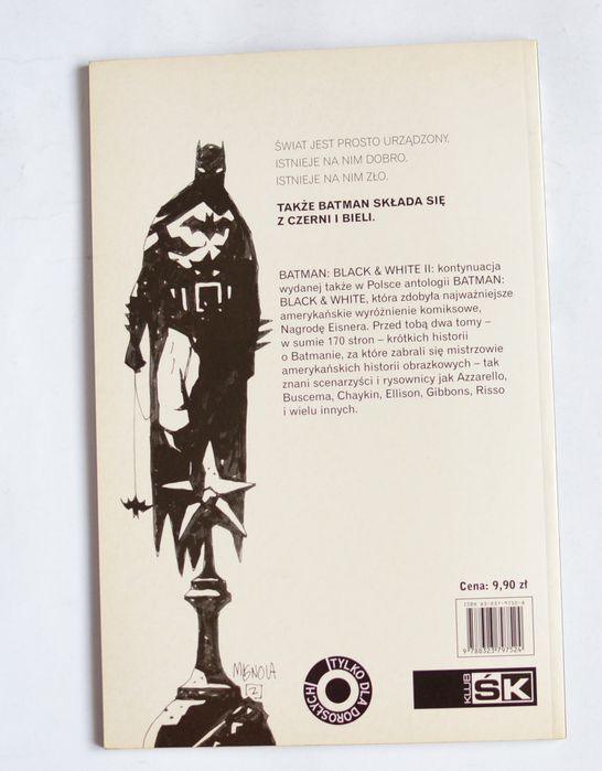 Batman Black & White II część 1 Egmont komiks