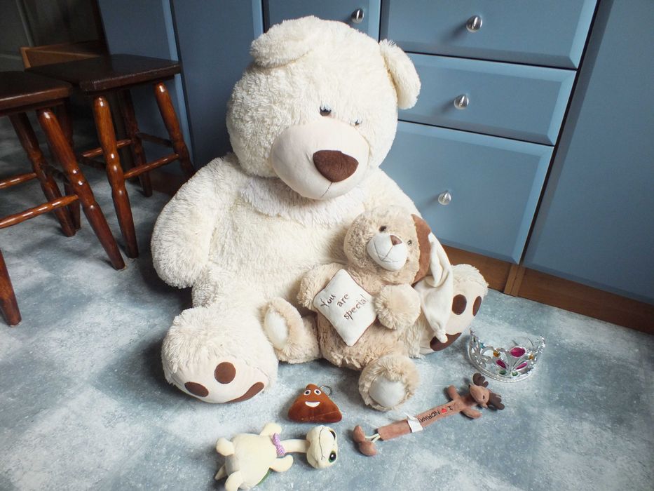 みっきぃ様ご依頼用38 Zestaw 6szt. maskotki wielki Miś 65cm SMYK pluszaki Misiek