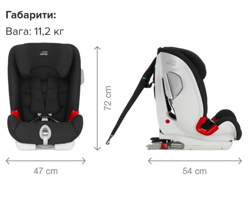 Дитяче автокрісло Britax-Römer ADVANSAFIX III SICT.