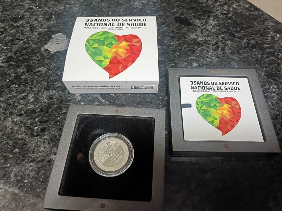 2014 – Prata PROOF 2,50€ – Serviço Nacional de Saúde