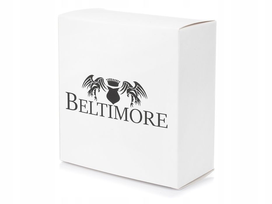 Beltimore 90 95 skórzany pasek 100 do spodni lico 105 czarny 110 115