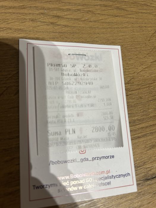 Wozek espiro code