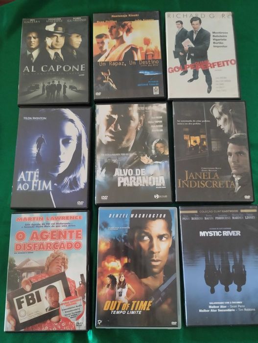 Grande variedade de DVDs