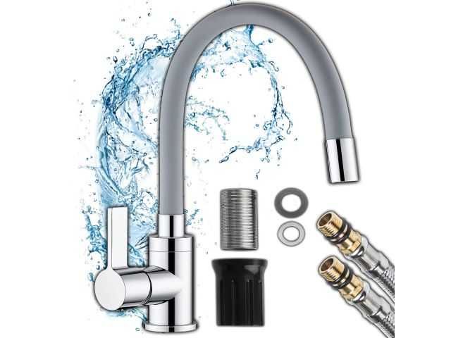 Kran kuchenny regulowany 360 wylewka bateria