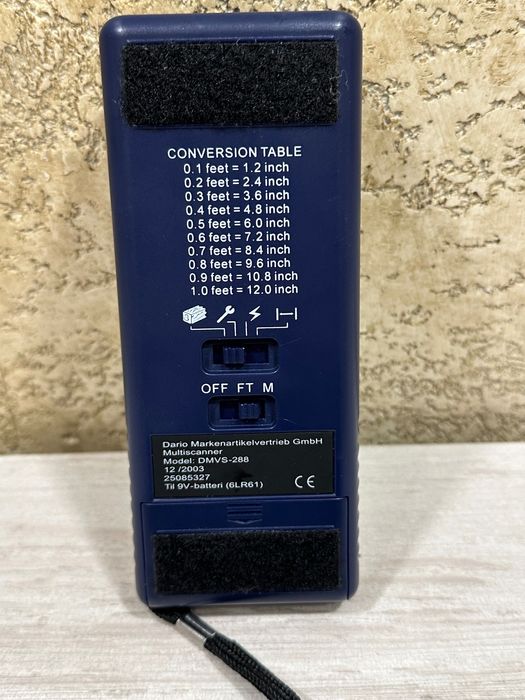 Мультисканер Dario DMVS-288 детектор прихованих комунікацій 4в1