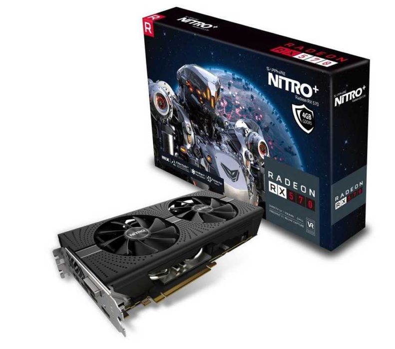 Karta graficzna Sapphire RX 570 NITRO+ 8GB GDDR5 256bit Pudełko Gw12
