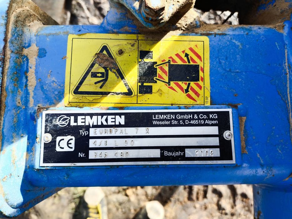 Pług obrotowy lemken europal 7x 4+1