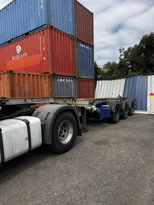 5 X Semi reboque porta contentores