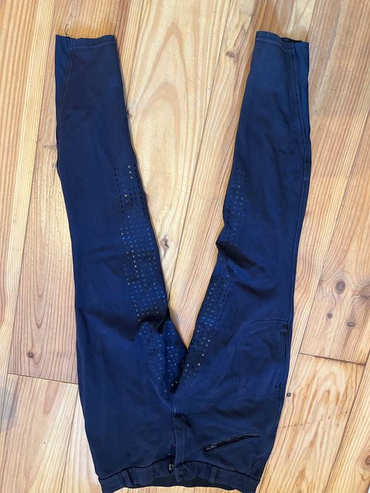 FOUGANZA Calças de Equitação Fullgrip Criança 14 anos Azul-Marinho