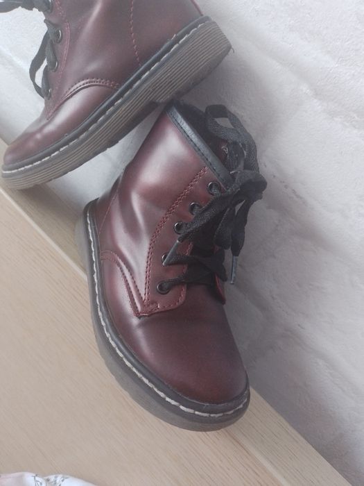 Botki bordowe r 25
