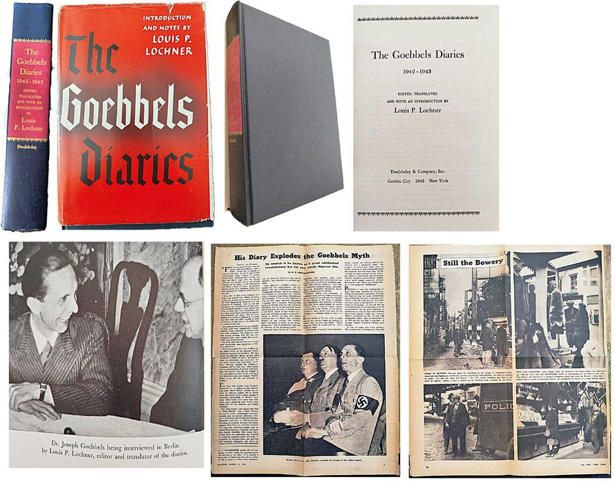 Livros II Guerra Mundial- Goebbels Diaries-CURTAIN FALLS-F. Bernadotte