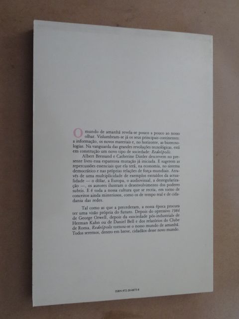 O Mundo Amanhã de Albert Bressand e Catherine Distler - 1ª Edição