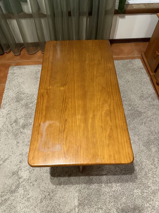Mesa centro sala estar pinho