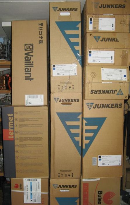 Junkers gazowy podgrzewacz wody na gaz z butli propan LPG tania woda