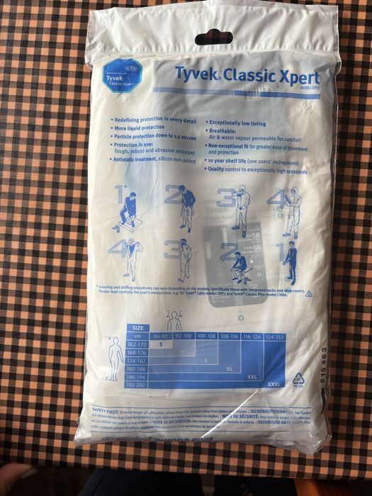 EPI - fato de proteção TYVEC