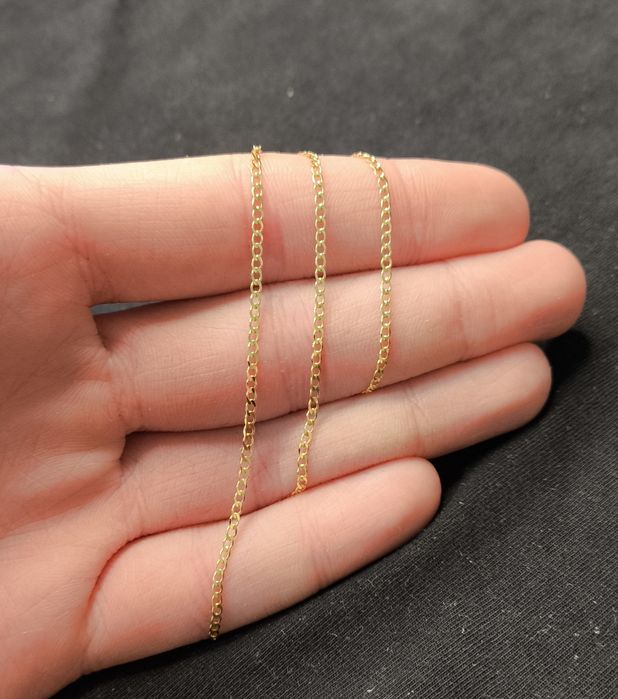 Nowy złoty łańcuszek próba 585 - 50cm