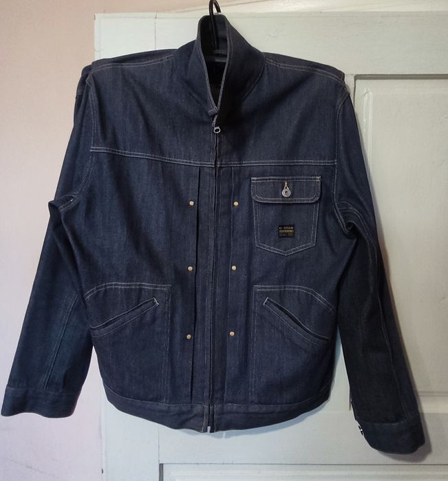 Джинсова куртка g-star raw originals / куртка-зіп демісезонна (розмір xl)