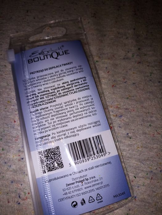przyrząd do depilacji twarzy Ewa Schmitt