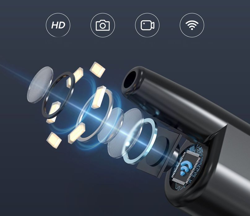 Irrygator Z Kamerą Do Czyszczenia Uszu E50