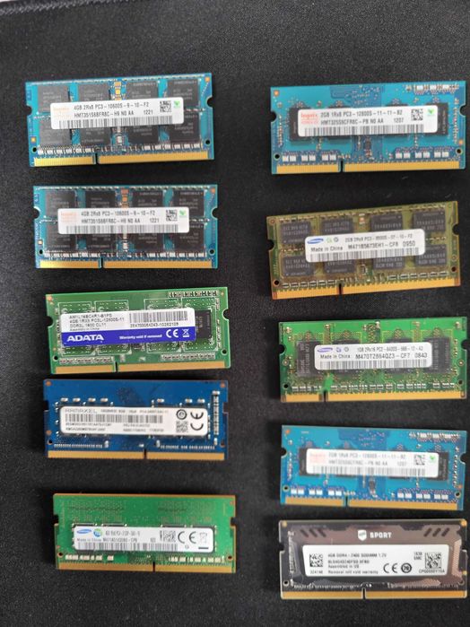 Memória pcs portáteis - diversas