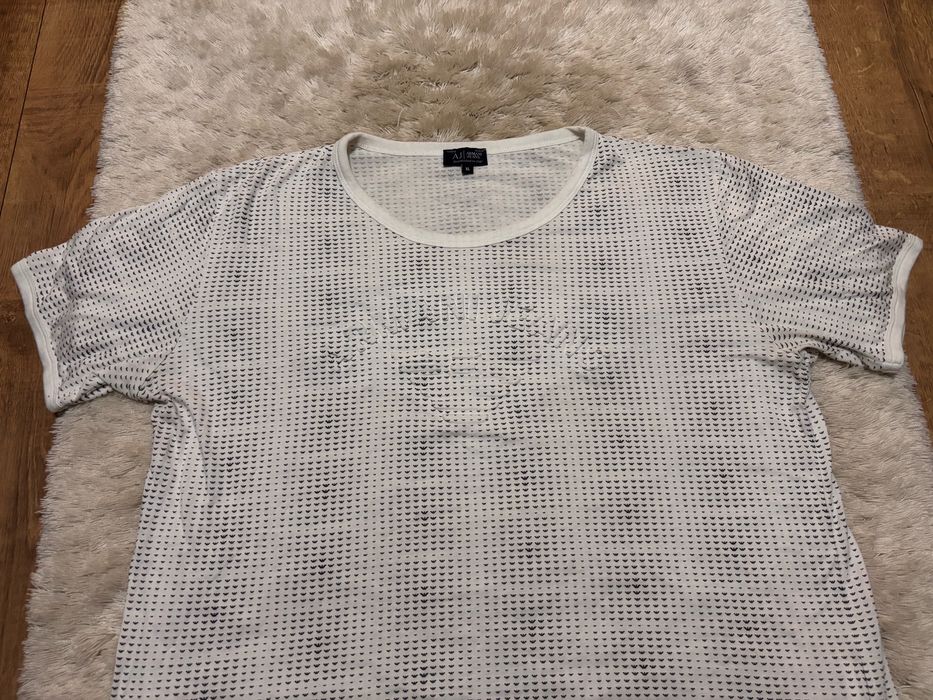 Biala koszulka Tshirt Armani Jeans