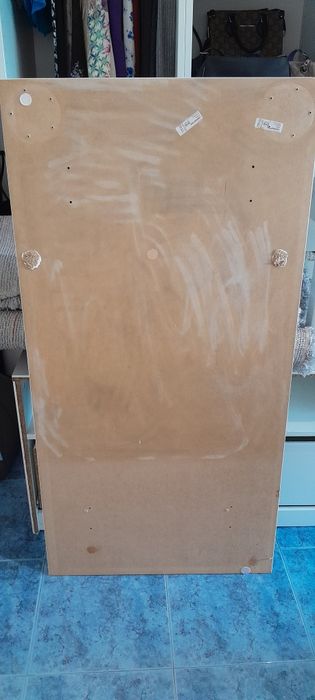 Tampo para secretária branco, 120x60 cm