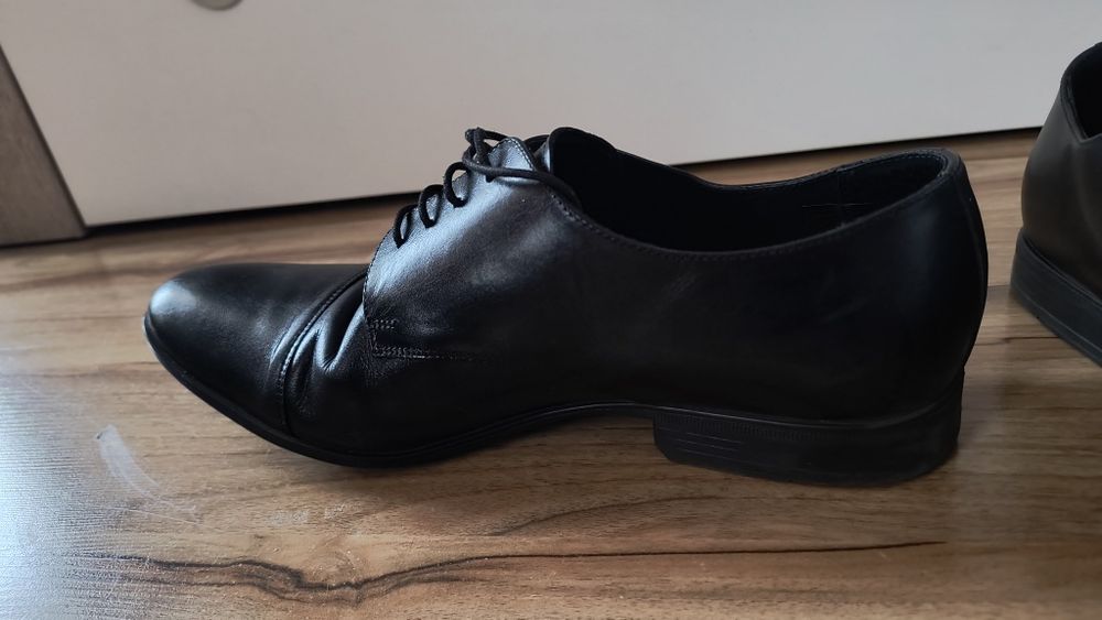 Lancerto Buty Derby Rowan Czarne