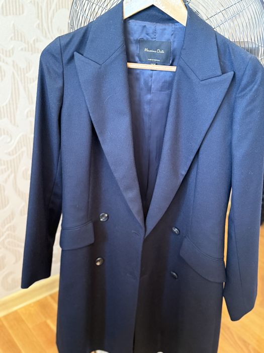 піджак Massimo Dutti синього кольору