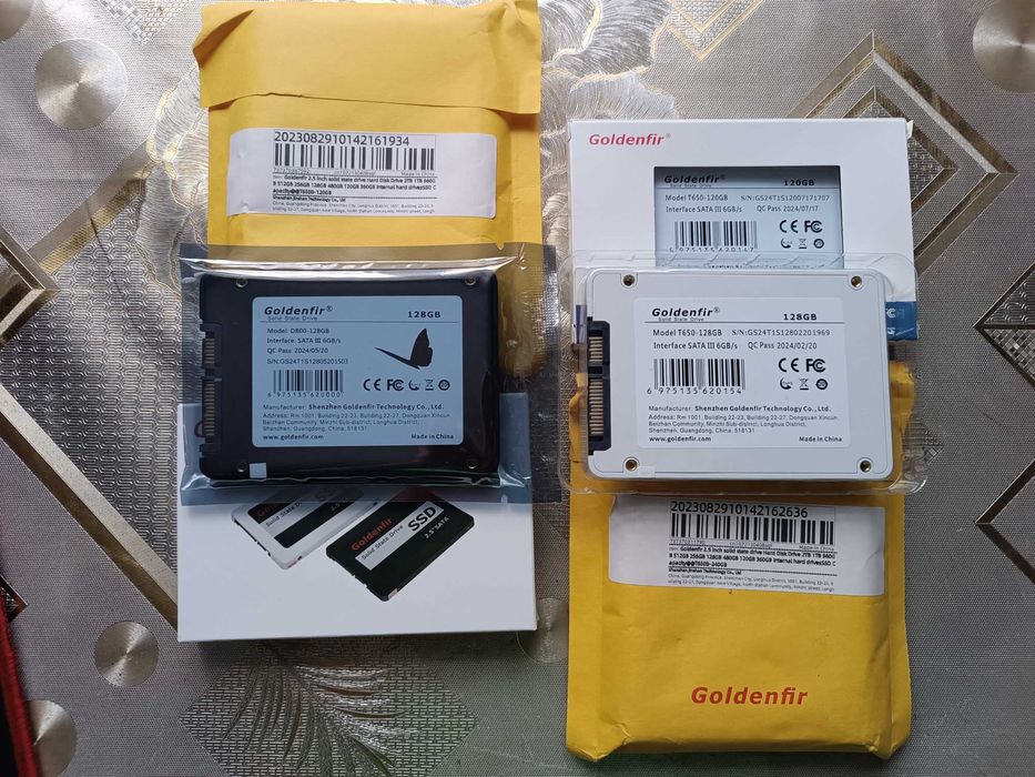 Нові Goldenfir ССД від 128gb SATA III