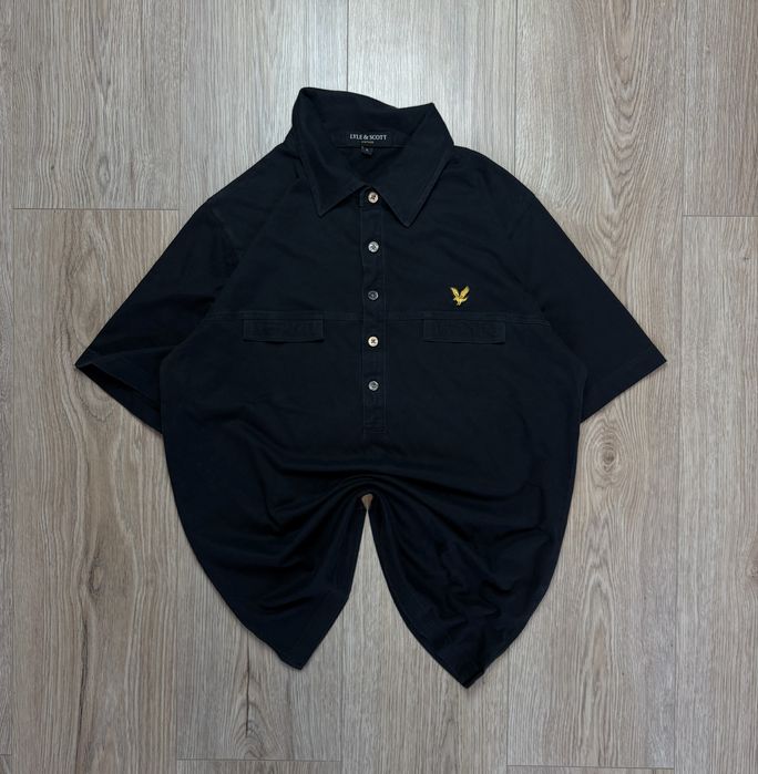 Lyle&Scott Vintage Męska L Koszulka Polo Old money Casuals Streetwear