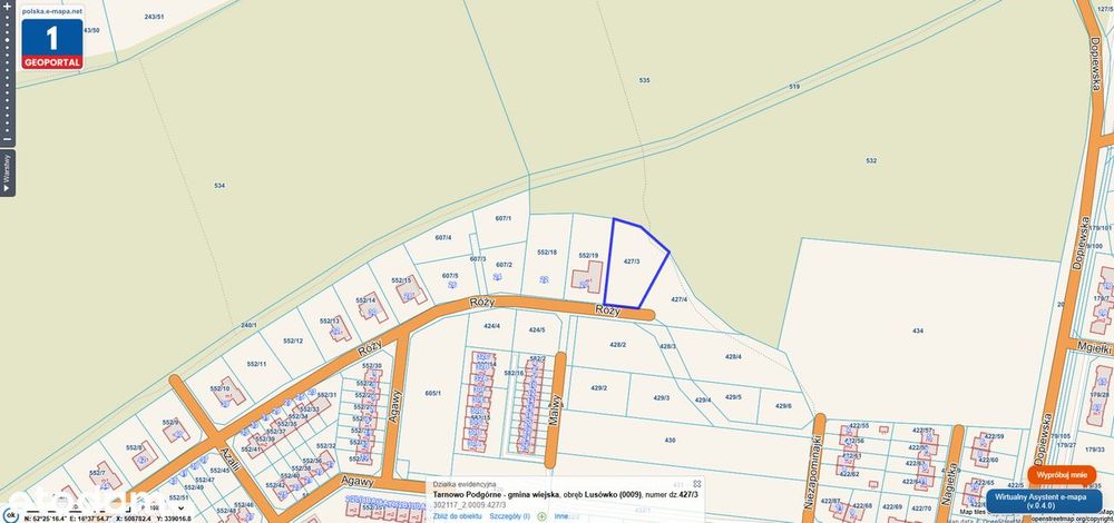 Działka budowlana 1720 m² | Lusówko | Osiedle Rozalin | pod Poznaniem