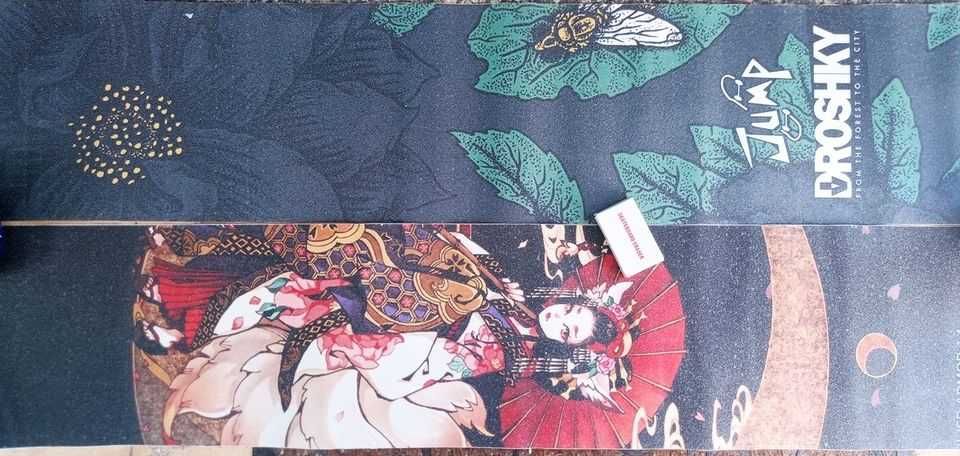 2 Griptape do skate/hulajnoga (lub longboard) + grip cleaner