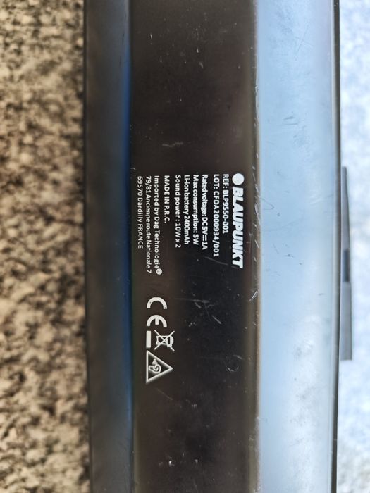 Coluna blaupunkt bluetooth SD USB Jack 10w