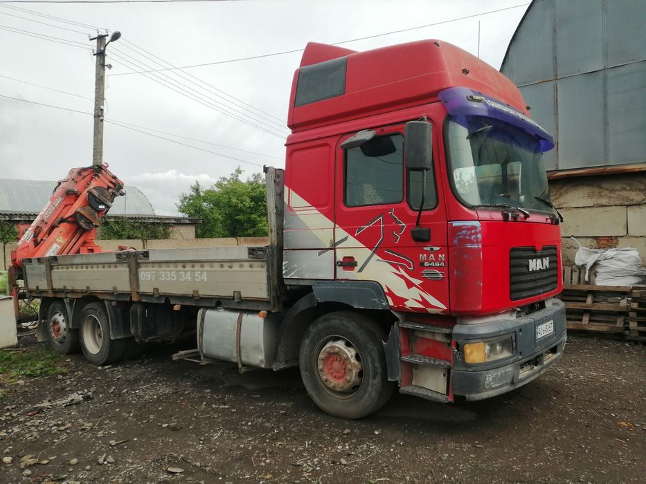 Кран маніпулятор, грузовик ,ман ф 2000