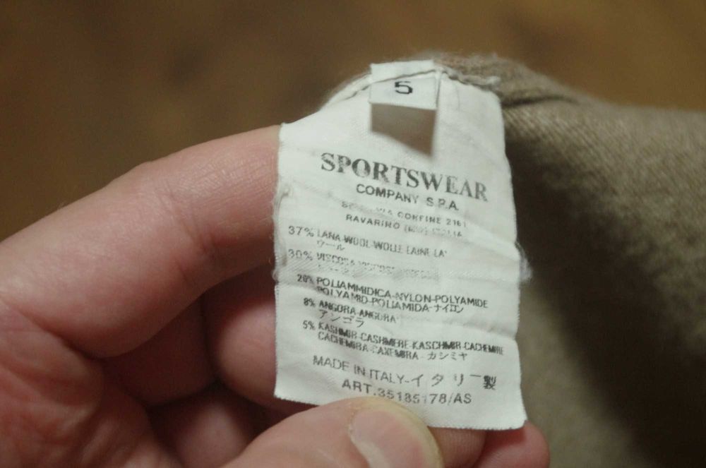 Вовняний светр CP Company Vintage sweater Lana wool 2001 made Italy