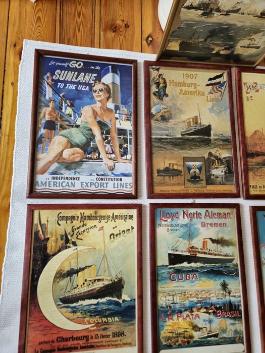 Stare plakaty marynistyczne