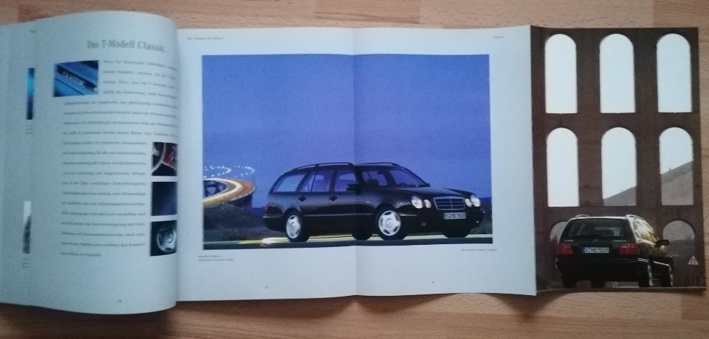 Prospekt Mercedes E W210 T-model,wszystkie wersje wraz z AMG E55