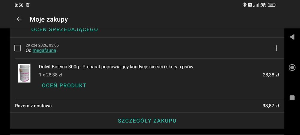 Dolvit Biotyna dla psów w proszku 300g