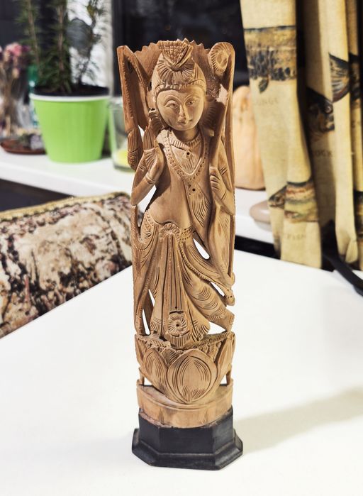 Статуэтка Мурти Кришна Рама дерево сандал