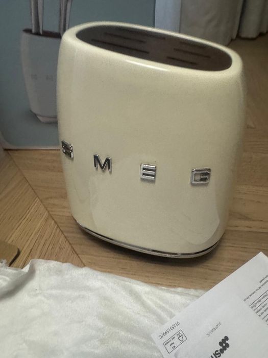 Smeg noze zestaw bezowe nowe