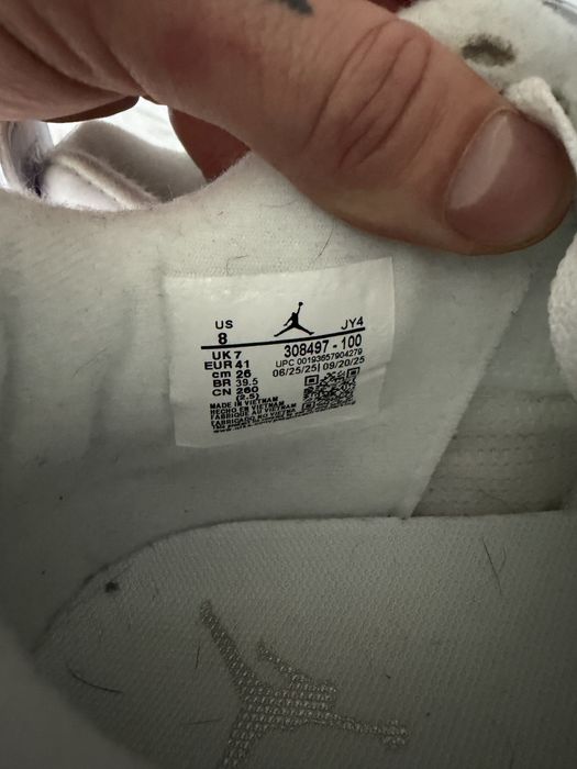 Jordan retro 4 pure money i air force komplet