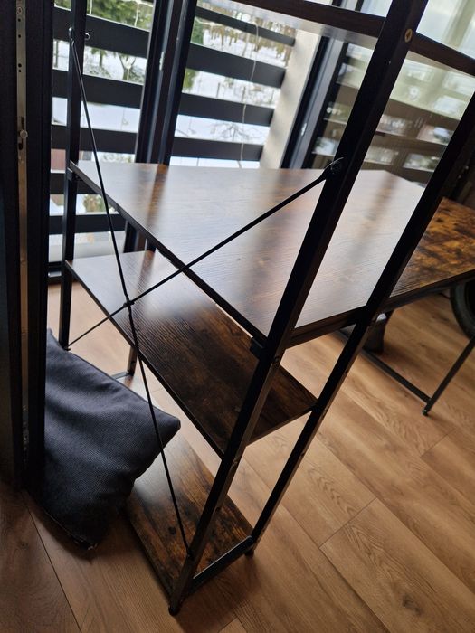 Brązowe biurko 120cm