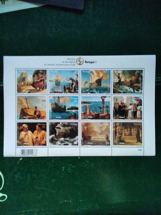 1998 Folha Miniatura Commemorating the 500th Anniversary of the Discovery of the Sea Route to India