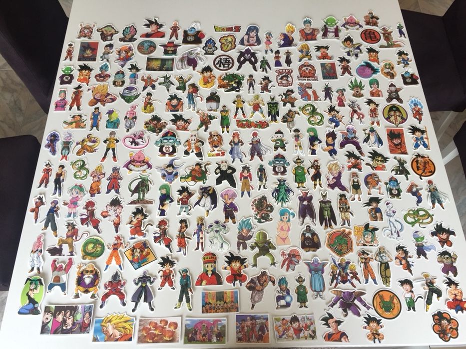 Autocolantes Dragon Ball Z, GT e Super