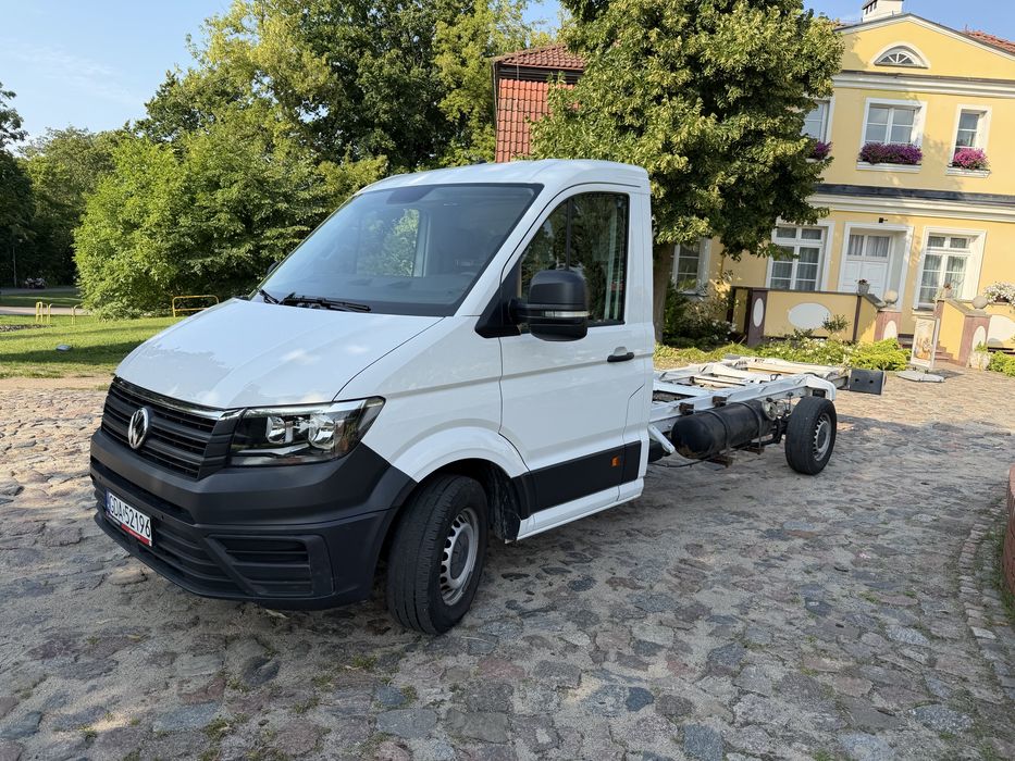 Volkswagen crafter max rozstaw rama polski salon ładny