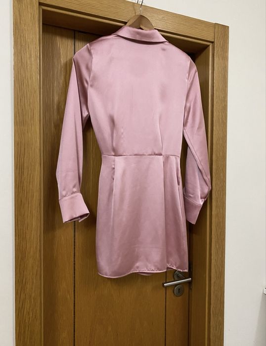 Vestido Zara novo com etiqueta rosa