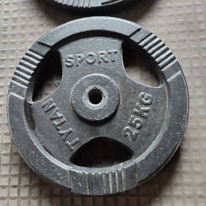 Obciążenie 25kg, kierownica Tytan Sport