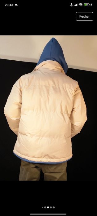 Blusão Homem Acolchoado com capuz Novo