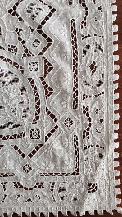 Toalha de linho antiga 2,20m x 1,60m