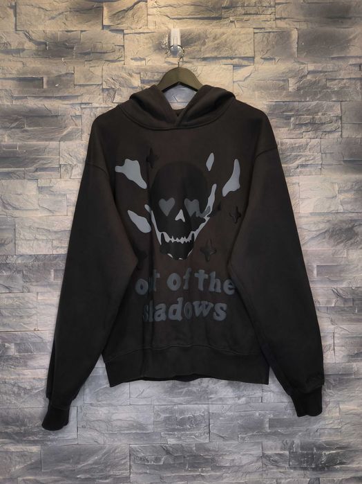 Bluza z Kapturem Broken Planet Hoodie Ciemnobrązowa Logo out shadows